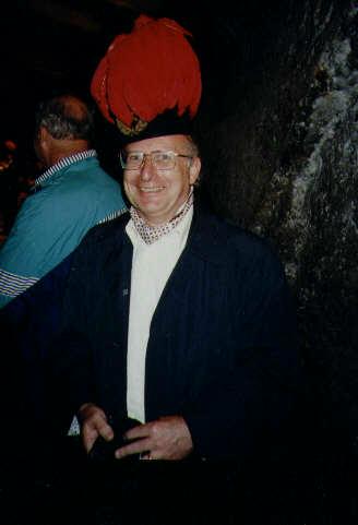 Jean Mawhin in the Salt Mine in Wieliczka