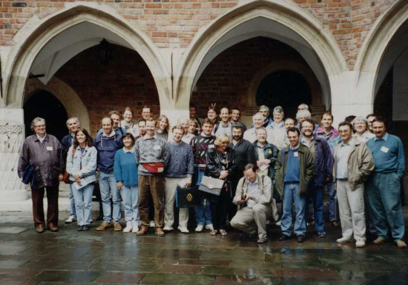 The group visiting Collegium Maius